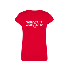 Charger l'image dans la galerie, KH.CO Néon - T-Shirt Femme Rouge