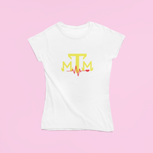 Charger l'image dans la galerie, Motem's - MTM Gold T-Shirt Femme Blanc