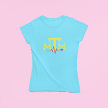 Charger l'image dans la galerie, Motem's - MTM Gold T-Shirt Femme Bleu