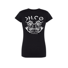 Charger l&#39;image dans la galerie, KH.CO Hanuman - T-Shirt Femme Noir

