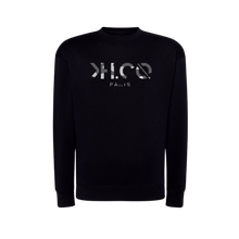 Charger l&#39;image dans la galerie, KH.CO Grey Camouflage - Sweat Homme Noir
