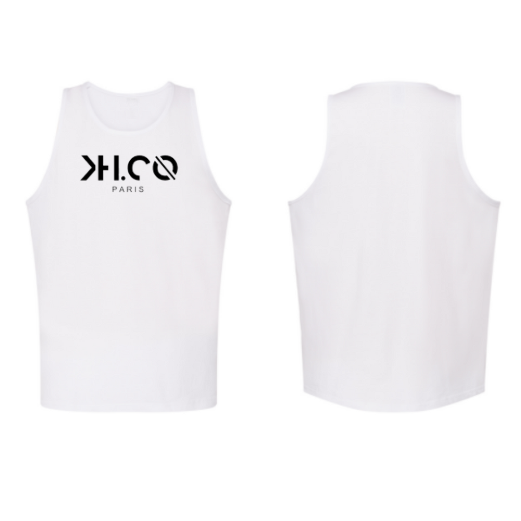 KH.CO Débardeur Homme Blanc