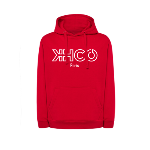 KH.CO Néon - Hoodies Homme Rouge 